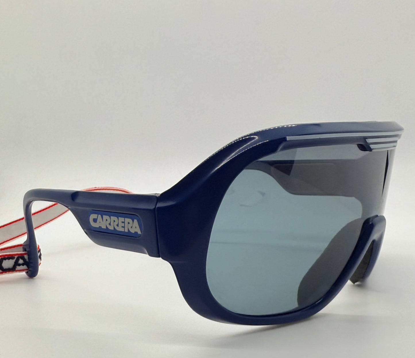 Vintage Carrera Polarisation Shield Sunglasses – Navy Blue – Unworn Deadstock (Austria)