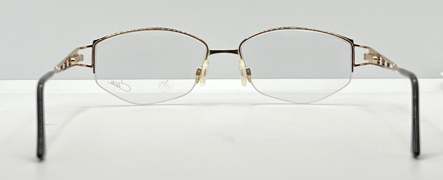 Cazal Mod 453 Col 190-Vintage Eyeglass Frame-Gold|Black-53Mm-Germany-Deadstock|Unworn