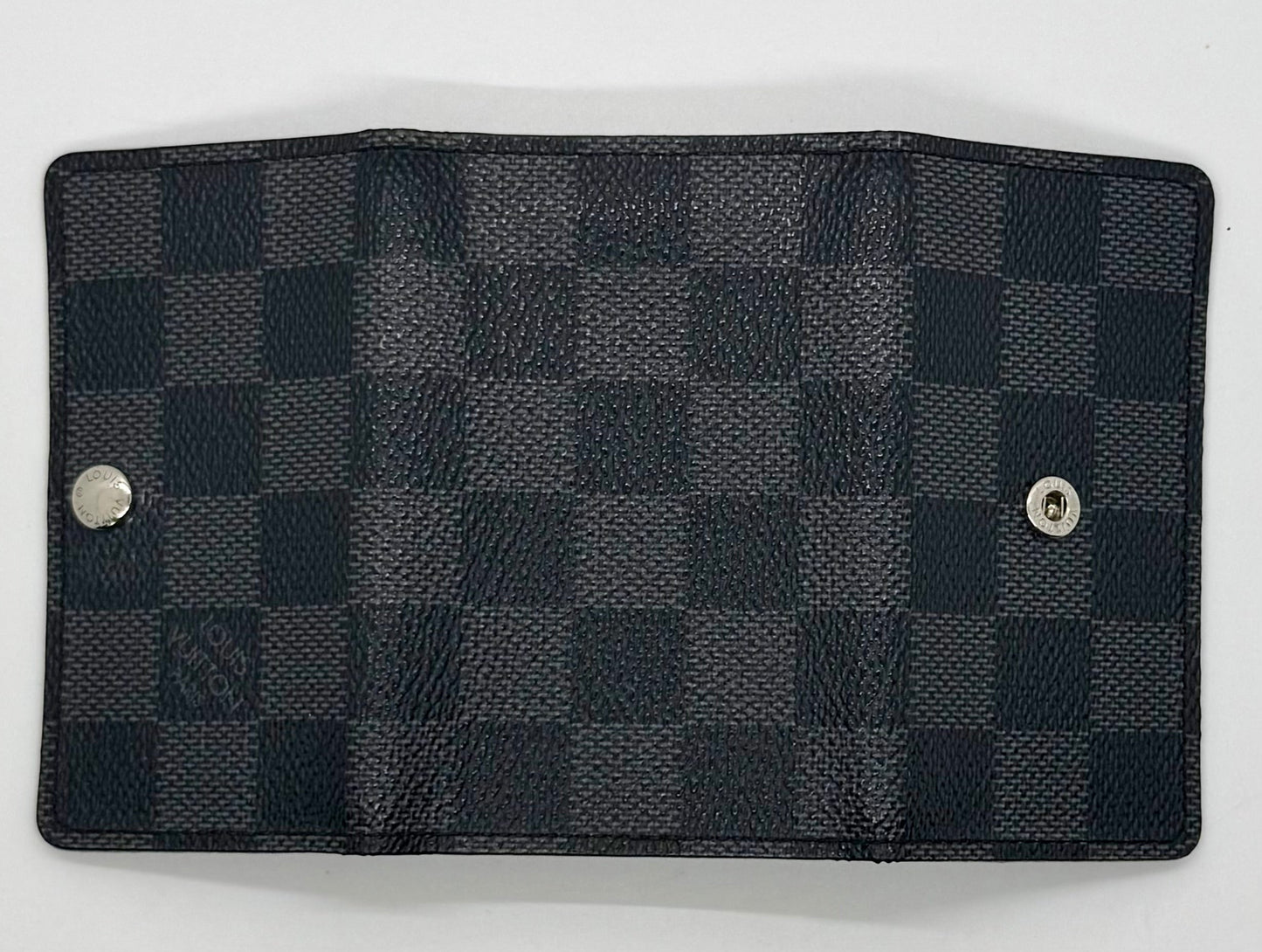 Louis Vuitton Damier Graphite 6 Ring Key Holder Wallet Made in France