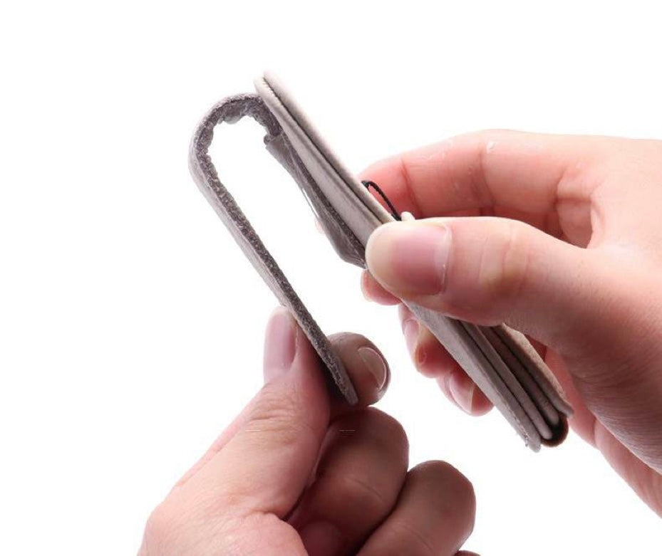 Double Slot-Magnetic Closure- Eyewear Visor Clip-Universal Fit-Card Fastener-Brand New