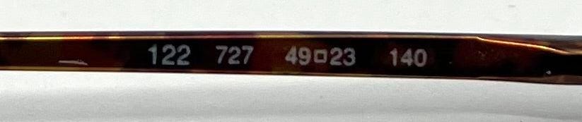 Giorgio Armani 122 727 Vintage Round Sunglasses W|New Gradient Tinted Custom Lenses-Unworn|Deadstock