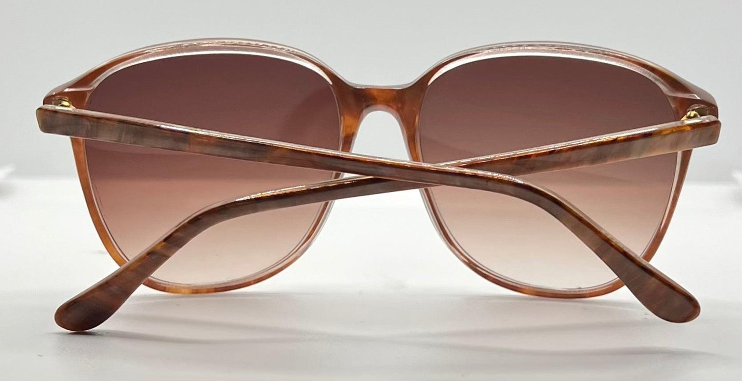 Demitria Sand Vintage Marble Sunglasses 57Mm W|Gradient Rose Lenses-Nos