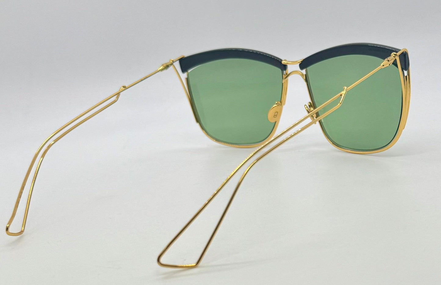 DiorSoElectric Rare Gold Green Sunglasses-Full Kit Authentic-Deadstock|New