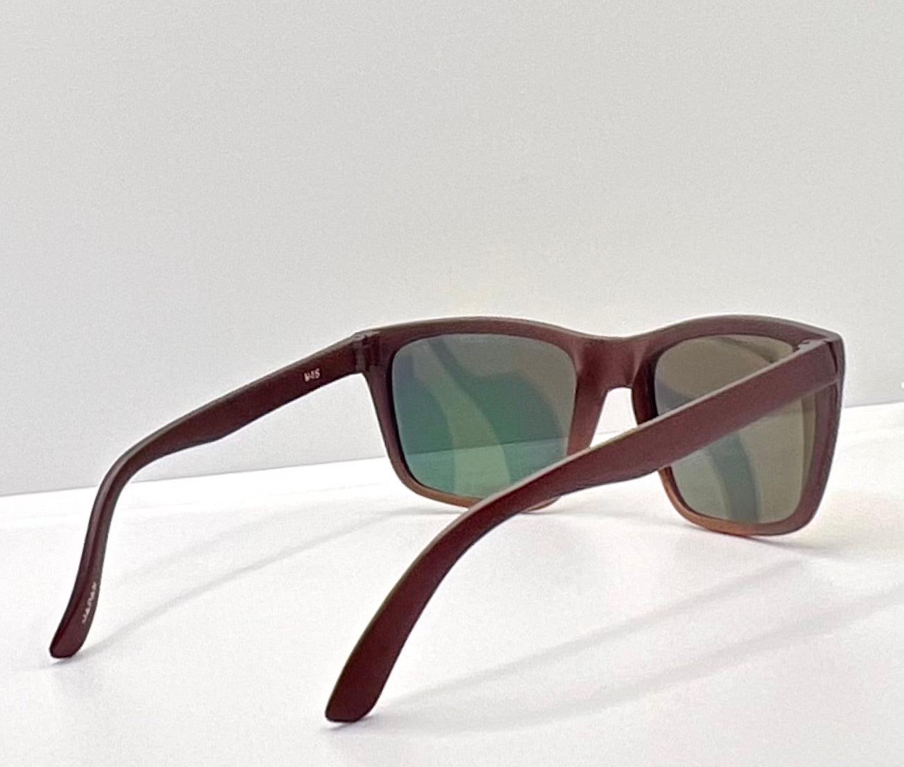 Mira M45 Vintage Sunglasses – Matte Red Frame W| Yellow Mirror Lenses – Nos