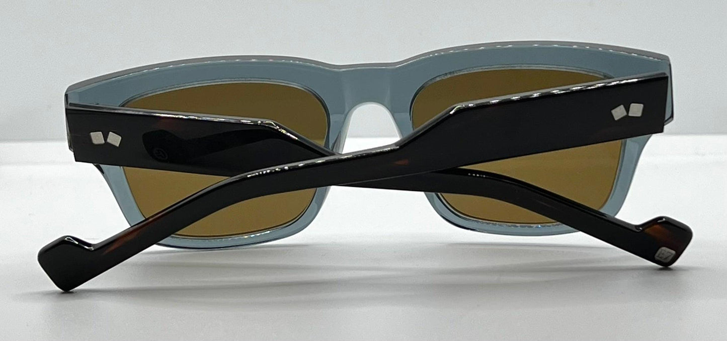 Entourage of 7 Runyon 10-49 Sunglasses-Made in Japan-Transparent Slate Blue|Tortoise-54mm-Full Kit