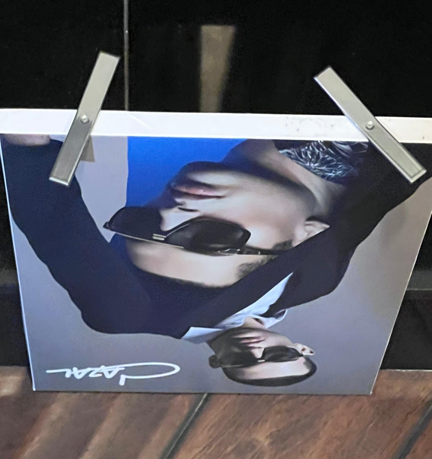 Cazal Counter Cards- Dual Sided Countertop Displays-Metal Foldout Legs-Brand New