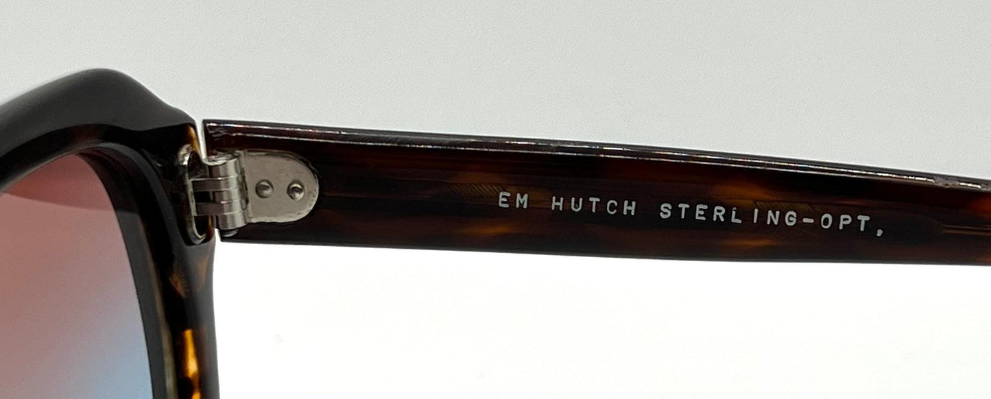 Em Hutch Sterling-Opt F.23 – 51-20 – Made In Japan – Custom Gradient Rose To Light Blue Lenses