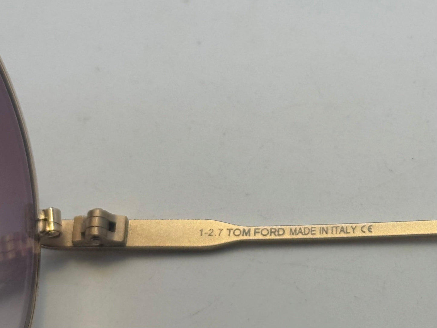 Tom Ford Raina-02 Tf564 28Z Oversized Mirrored Sunglasses-Discontinued, Made In Italy