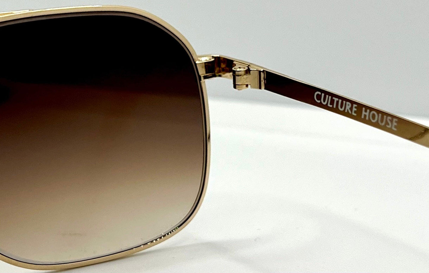 Culture House No. 375 – Vintage Japanese Deadstock Sunglasses | W| New, Custom Tobacco Gradient Lenses (Titan-P)