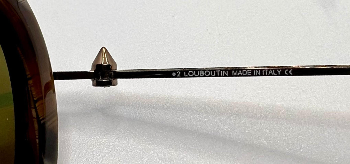 Christian Louboutin Lb0004 62N-Greggo Sunglasses - Brown Horn|Bronze-Zeiss Lenses-Italy-61Mm