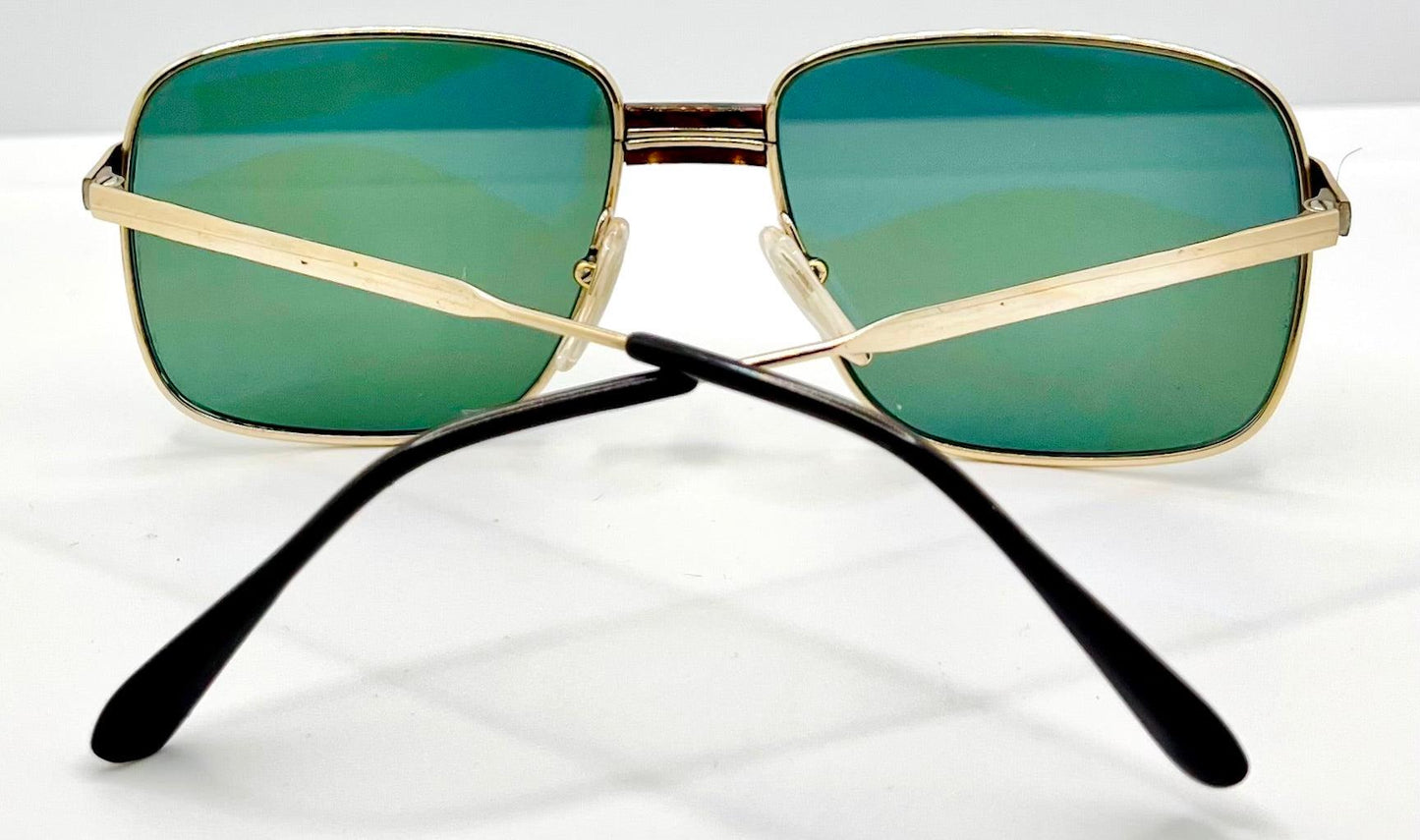 Gehami 381 G2 Vintage Gold Sunglasses-Original Lenses-Deadstock Italy