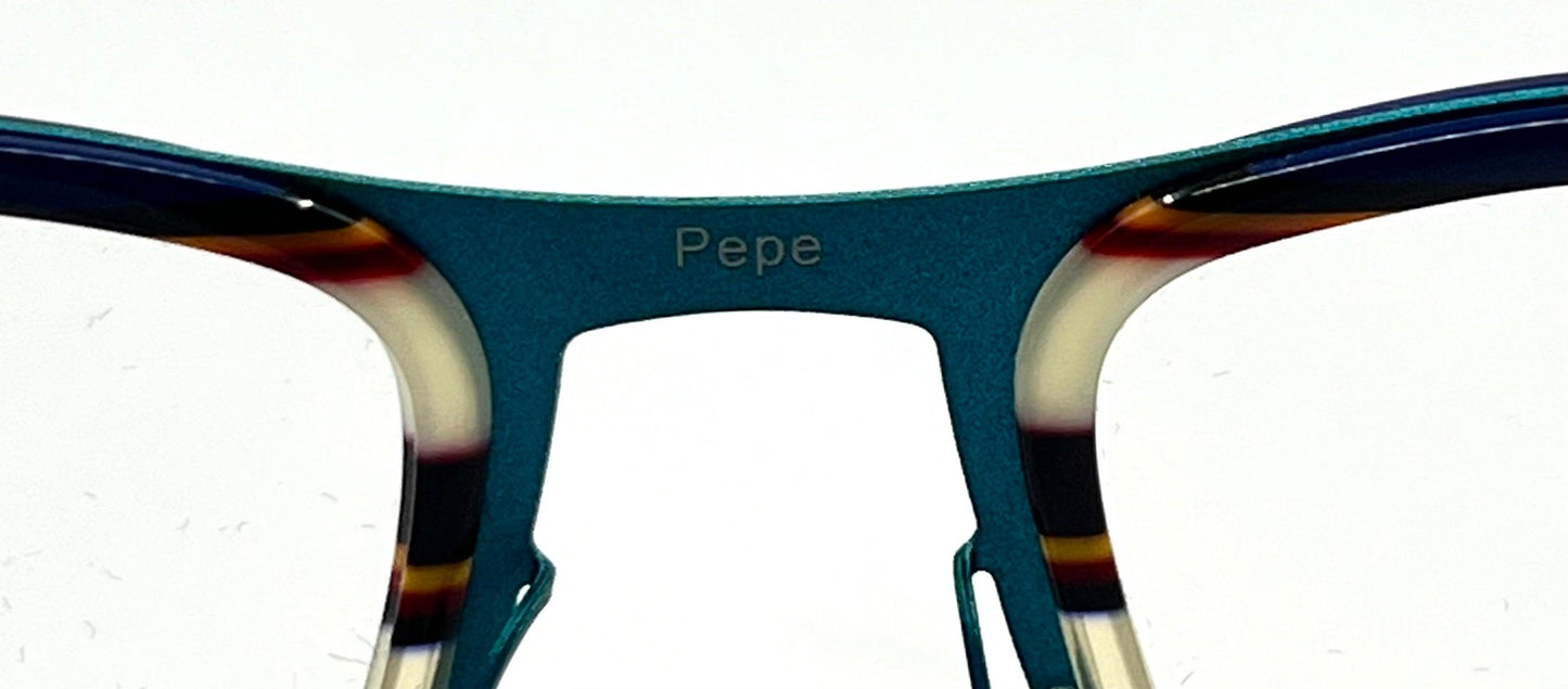 Robert K Eye Society Pepe 55-18-145 Blue Optical Frame Made in Germany