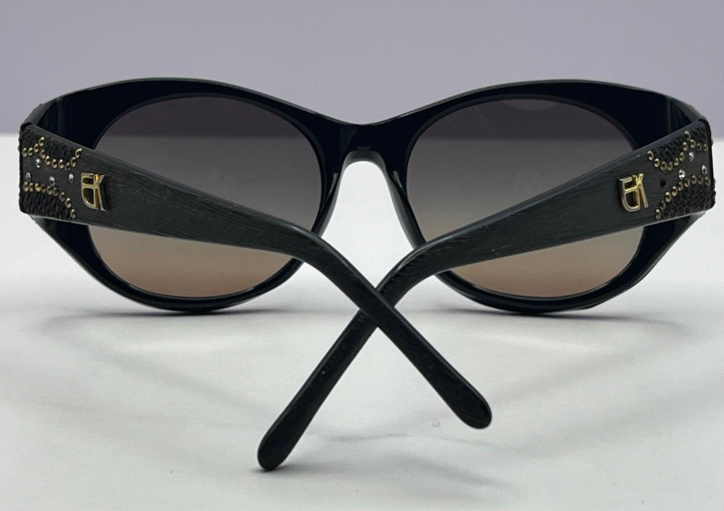 Emmanuelle Khanh 112 410 16 Vintage Sunglasses W|Brand New Custom Gradient Lenses