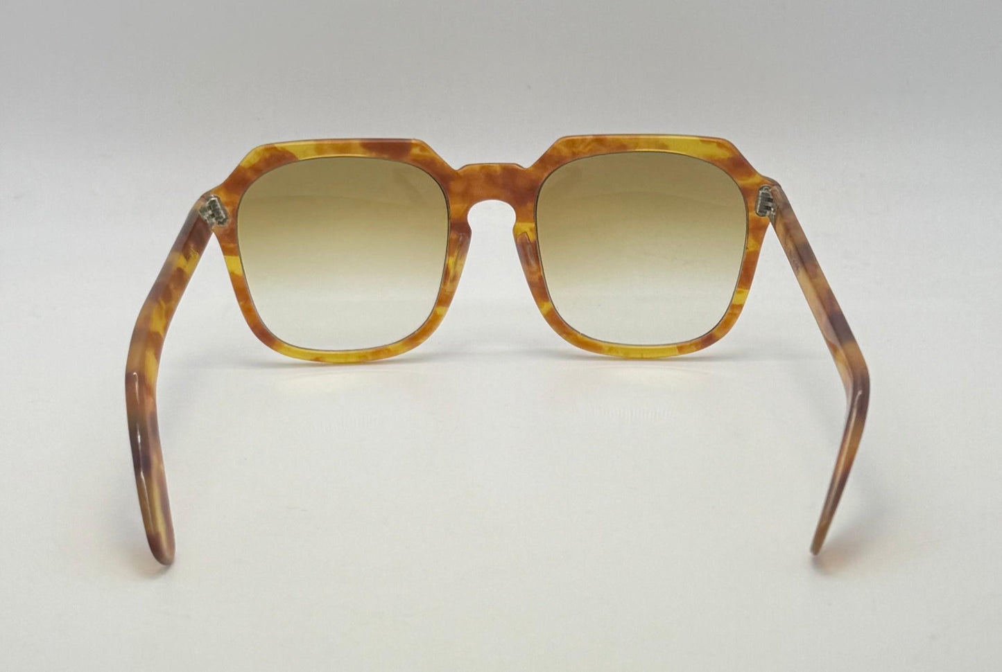 Jean Lafont Yan Vintage Sunglasses Amber Tortoise W| Original Glass Lenses