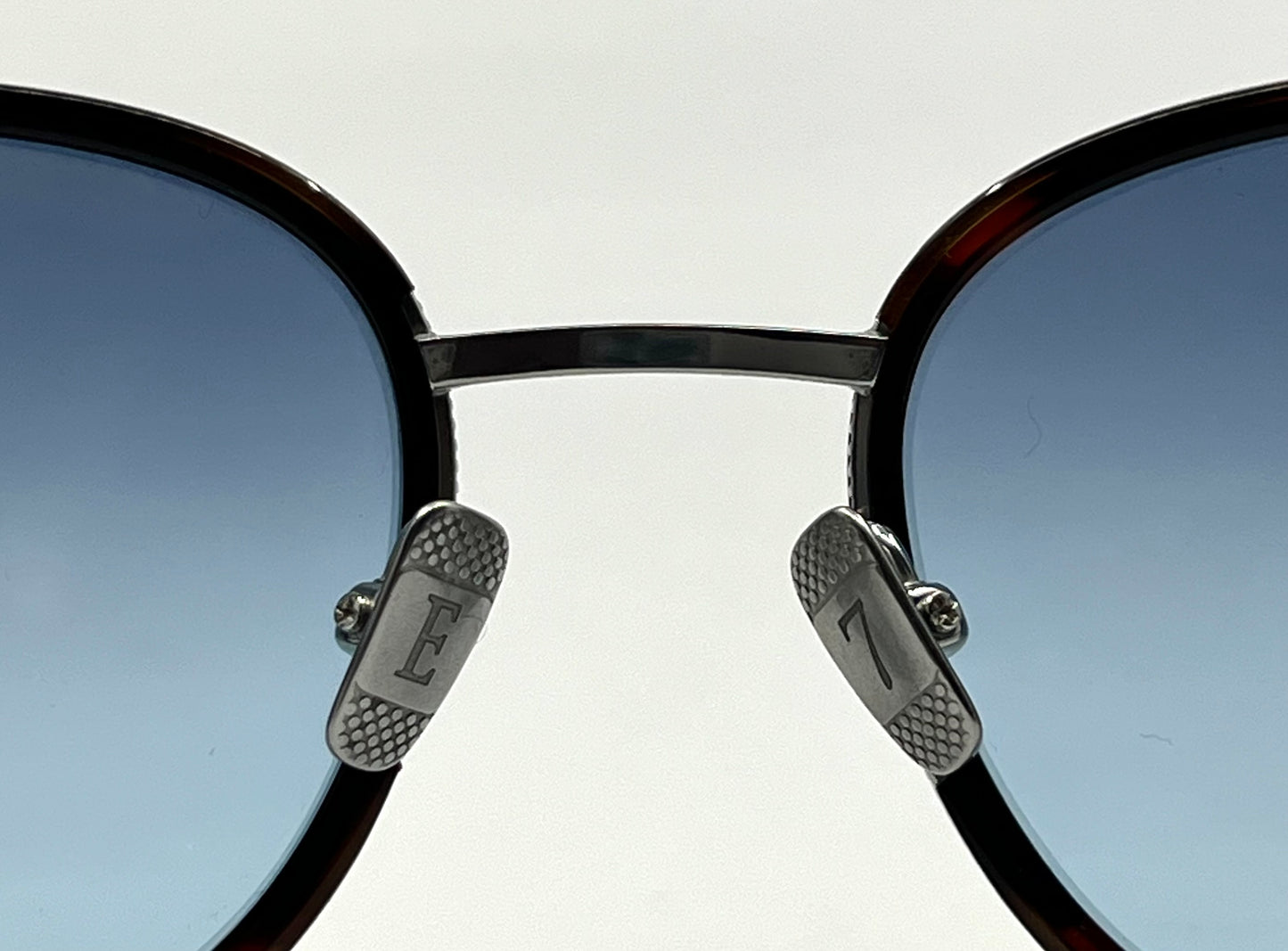 Entourage of 7 “Robbie” Titanium Sunglasses w|New Gradient Tinted  Custom Lenses-Full Kit|Unworn