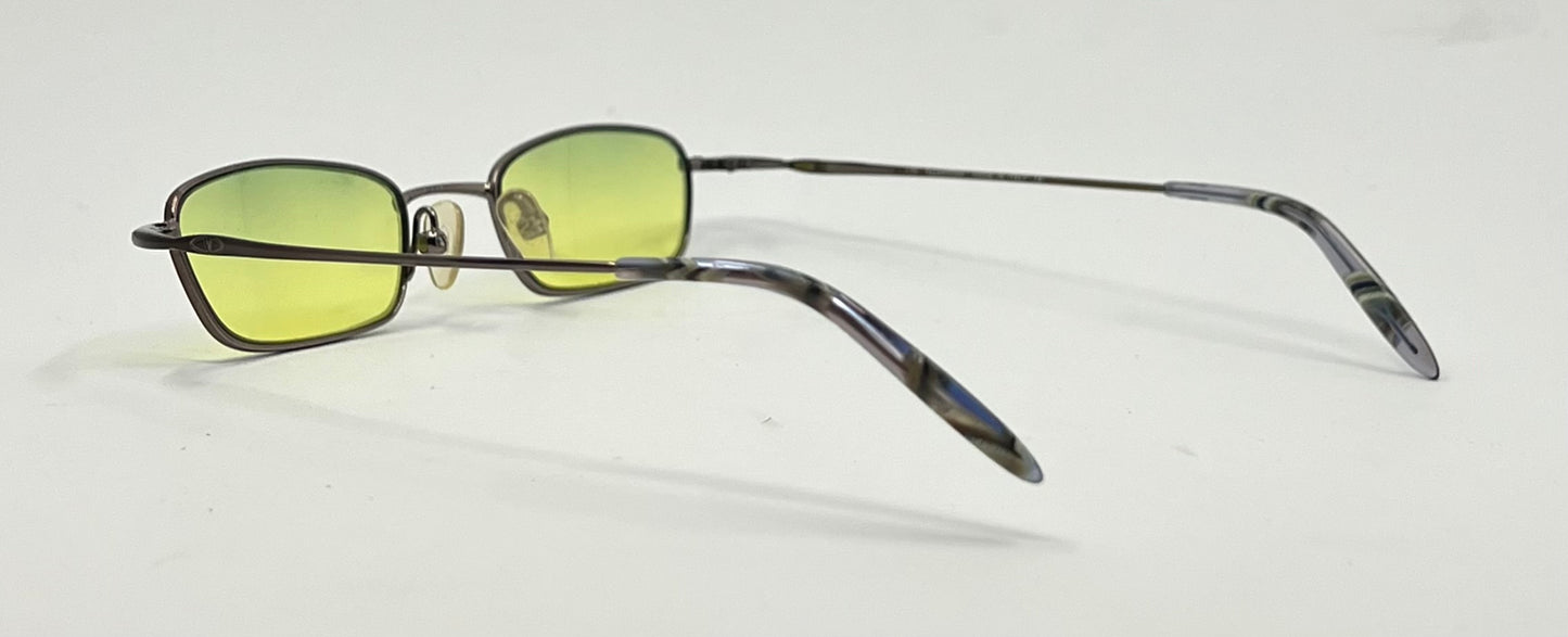 Valentino V5258 019B-Y2K Sunglasses w/New Yellow Gradient Tinted Custom Lenses