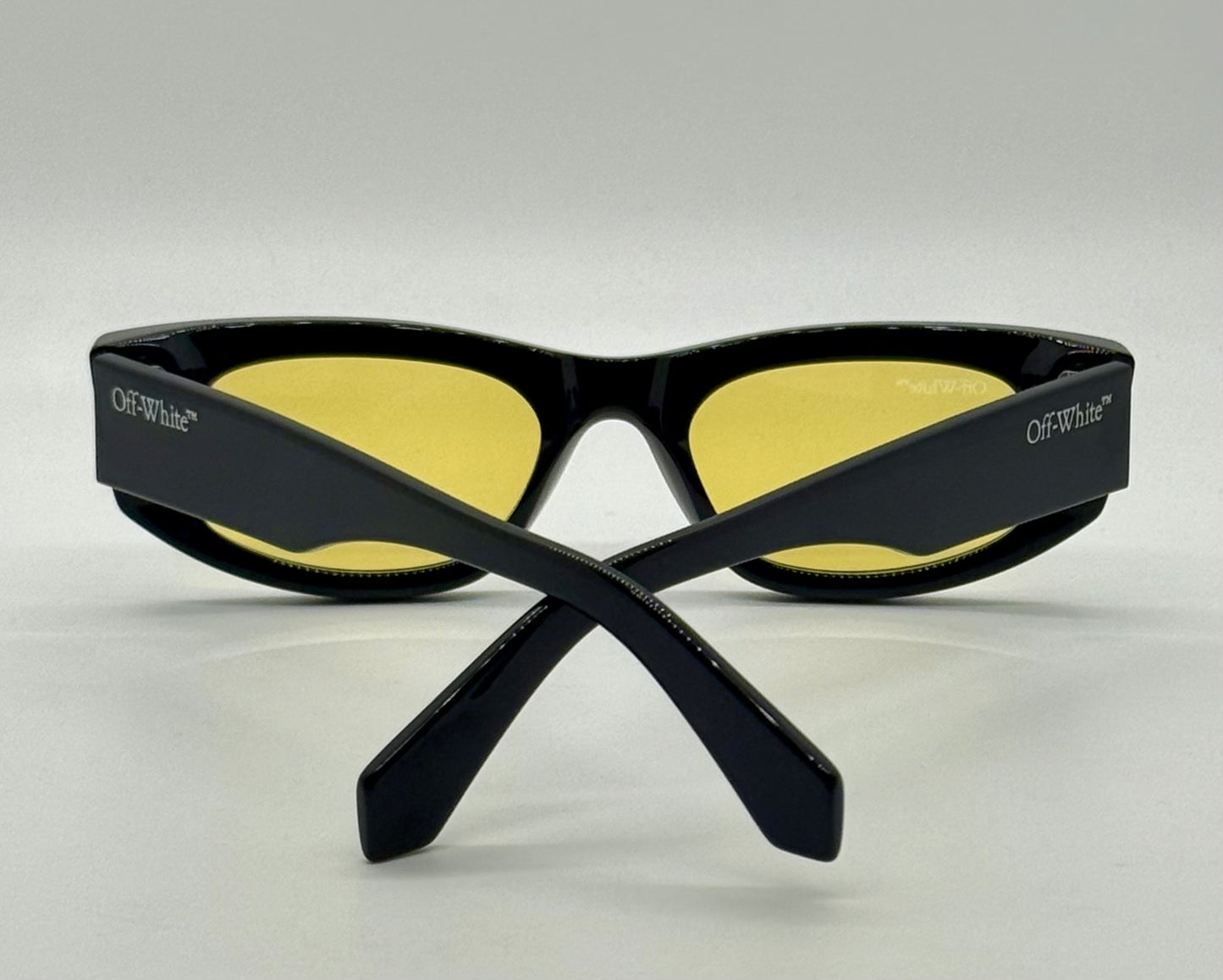 Off-White™ Oeri090 1018 Sunglasses Black|Yellow Rare-New|Unworn-Full Kit Italy-51Mm