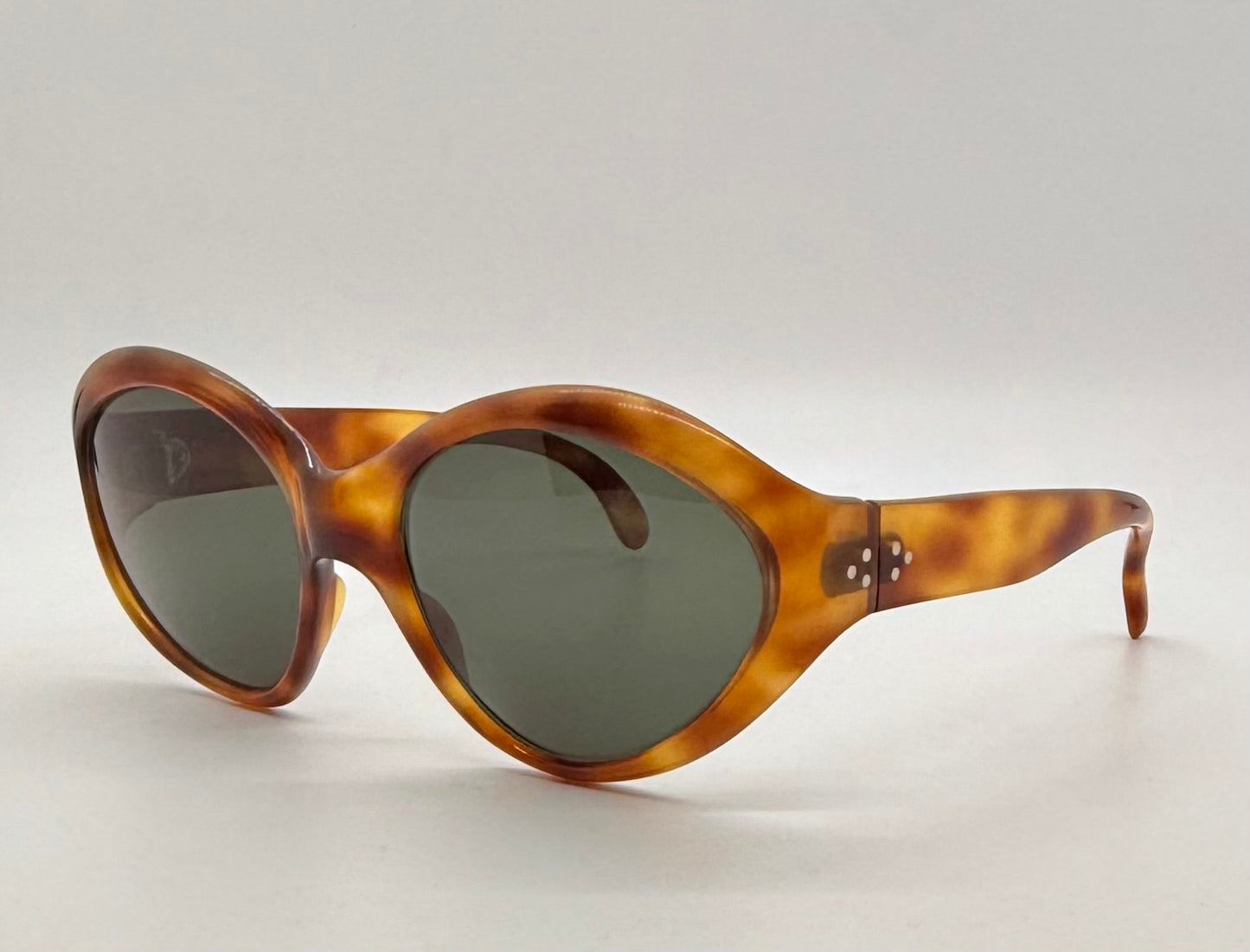 Enny Paris Vintage Mid-Centuryvfrench Sunglasses – Berko’S Custom Green Lenses