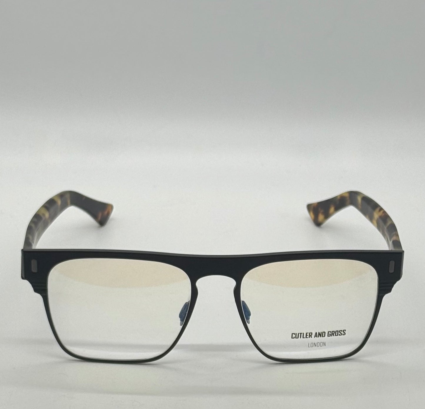 Cutler And Gross Cgop1366-03-Matte Black|Tortoise-56Mm-Handmade In Italy-Full Kit