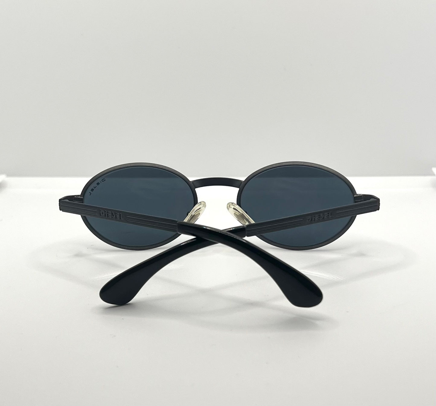 Diesel Write-Sun Sz3 Vintage Oval Sunglasses – Deadstock-Italy-Mirror Lens