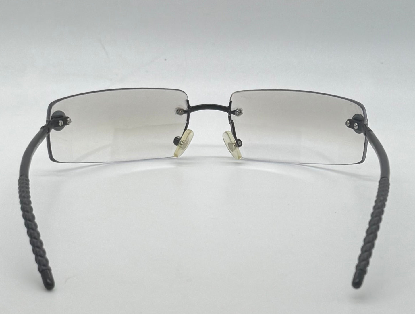 Chanel 4047 C.170/8G Y2K Vintage Sunglasses-Unworn All Original-Rimless-62mm