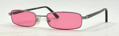 Giorgio Armani GA272-Y2K Vintage Sunglasses-New Solid Rose Pink Custom Lenses