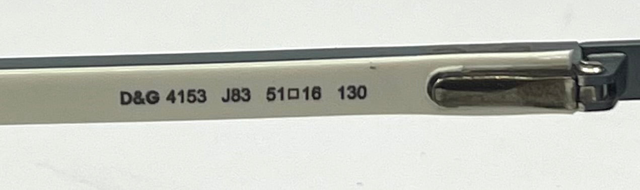 D&G Dolce & Gabbana 4153 J83 Y2K Vintage Sunglasses w/New Tinted Custom Gradient Lenses