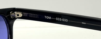 Fiction By L.A. Eyeworks Tom 033 Sunglasses-W| New, Solid Midnight Violet Custom Lenses