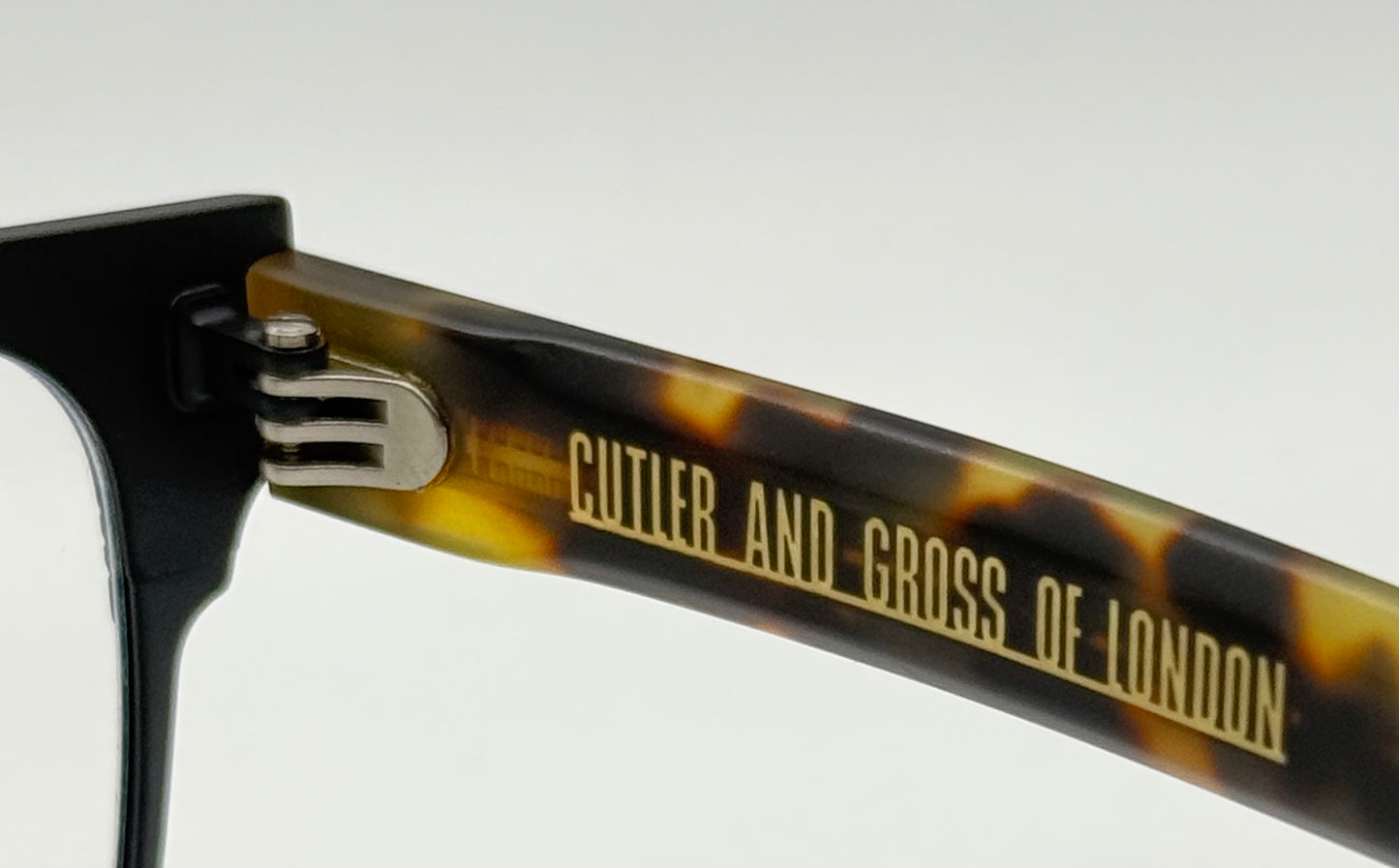 Cutler And Gross Cgop1366-03-Matte Black|Tortoise-56Mm-Handmade In Italy-Full Kit