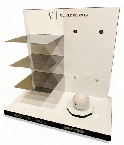 Roger Federer x Oliver Peoples Countertop Retail Display – New in Box