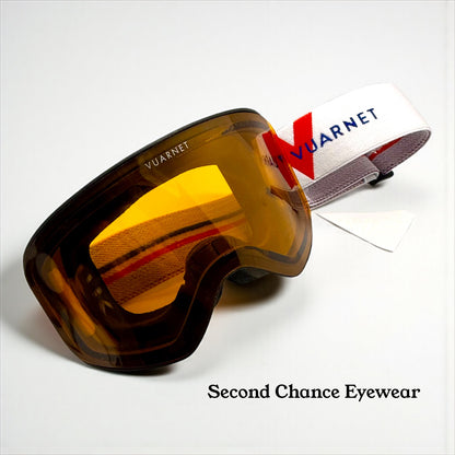 Vuarnet Ski Goggles Photochromic Orange Lens Matte Black New Unworn Full Kit