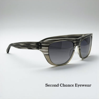 Salt. Polarized Sunglasses- Striated Grey Acetate-Japan-Unworn|Deadstock