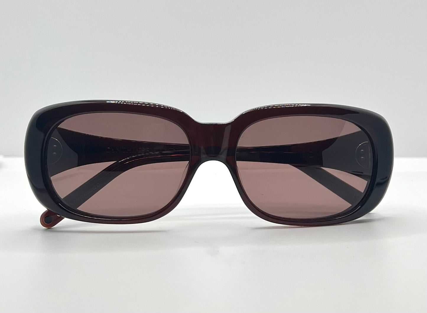 Cynthia Benjamin “Sid” Handmade Sunglasses – Plum Fade Acetate – Full Kit – Luxury Collector’S Piece