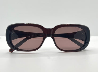 Cynthia Benjamin “Sid” Handmade Sunglasses – Plum Fade Acetate – Full Kit – Luxury Collector’S Piece