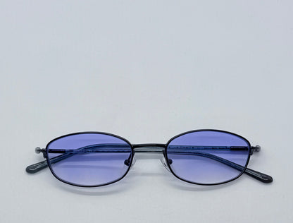Christian Dior CD 3589 20S-Y2K Blue Oval Sunglasses w/New Blue Sky Gradient Custom Lenses