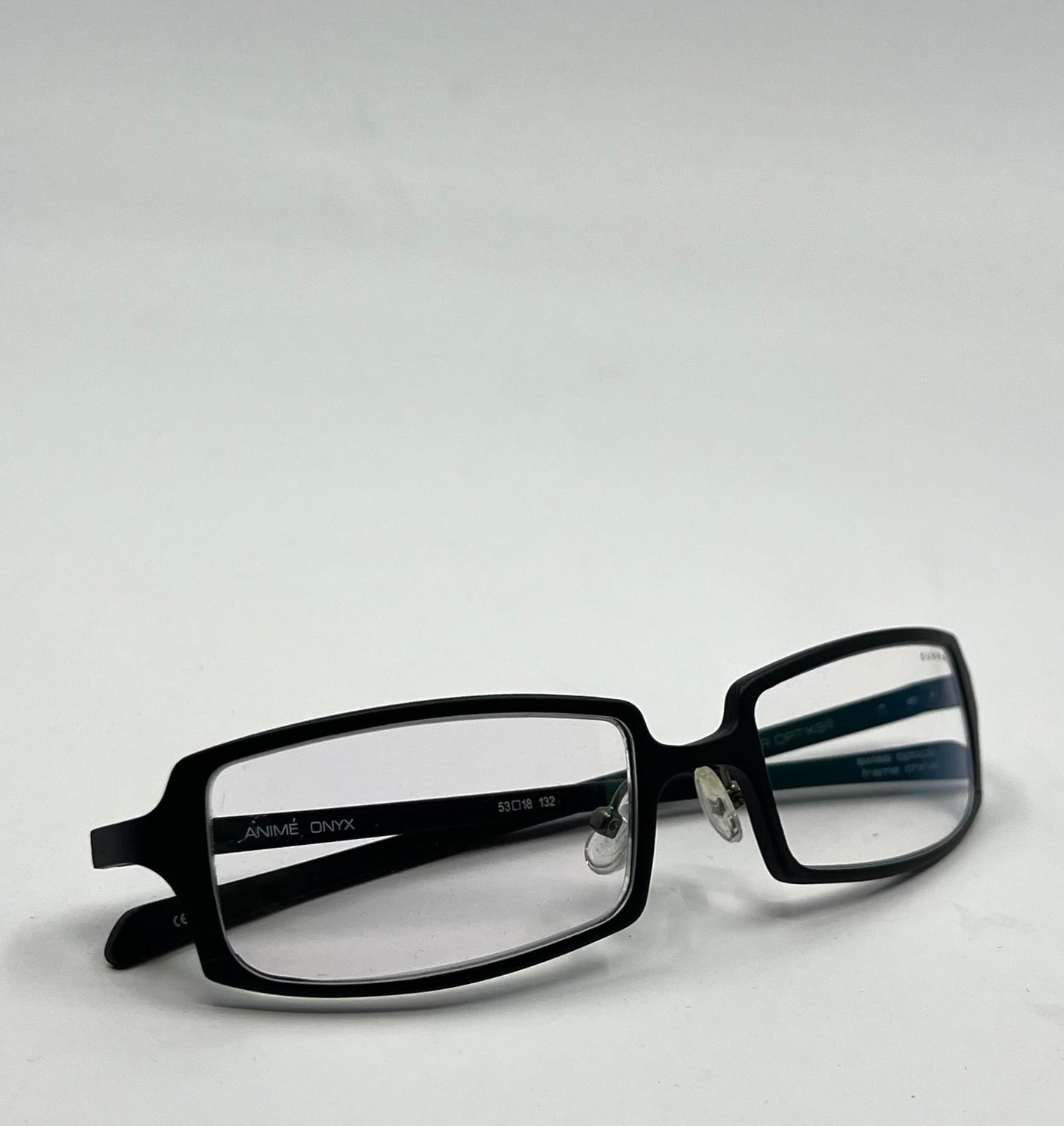 Gunnar Optiks Animé Onyx Eyeglass Frames 53-18-132 New Unworn Full Kit