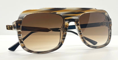 Thierry Lasry Bowery 170 Sunglasses – Brown Gradient Lenses – Handmade France