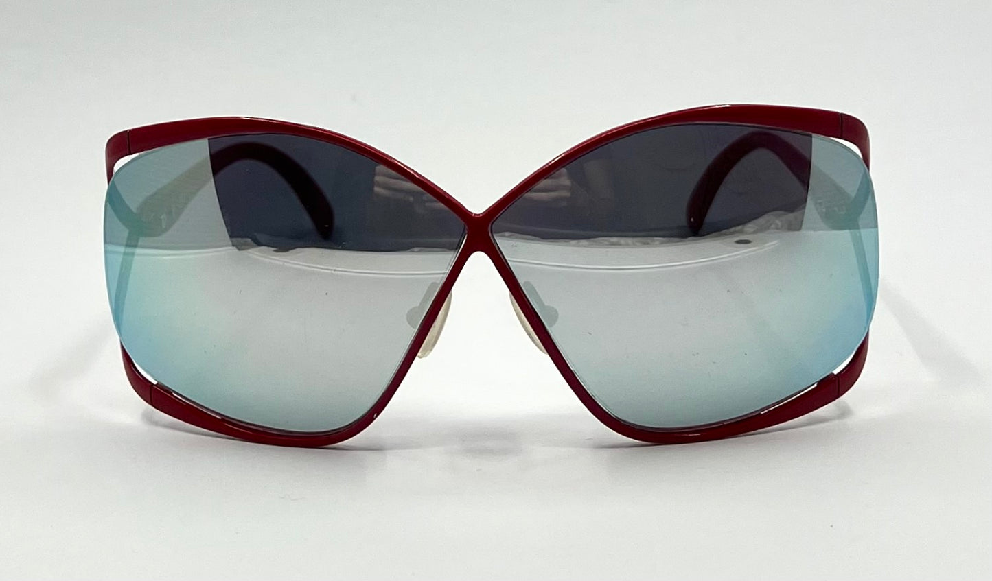 CHRISTIAN DIOR 2056 30-Vintage Red Optyl Sunglasses-67mm – Space Age Tint