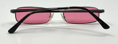 Giorgio Armani GA272-Y2K Vintage Sunglasses-New Solid Rose Pink Custom Lenses