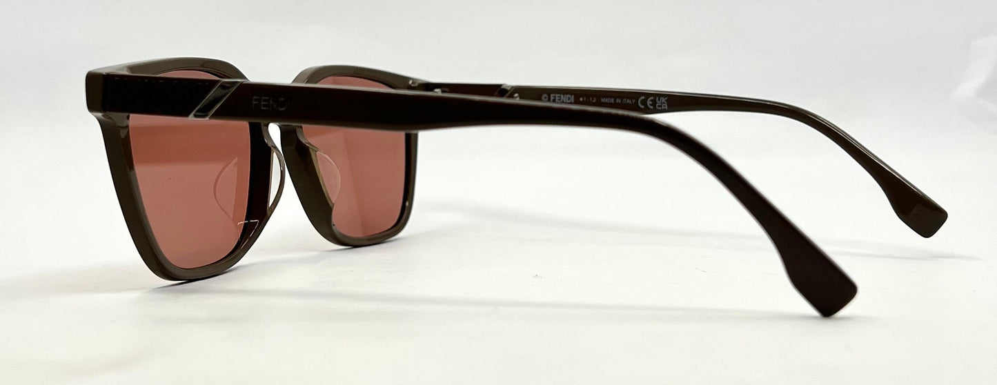 Fendi FE40057U 50S Sunglasses Deadstock Unworn Full Kit Made Italy
