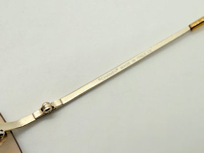 Chanel 4086 C.124|60 Silver Shield Rimless Sunglasses – Vintage Deadstock – Made In Italy