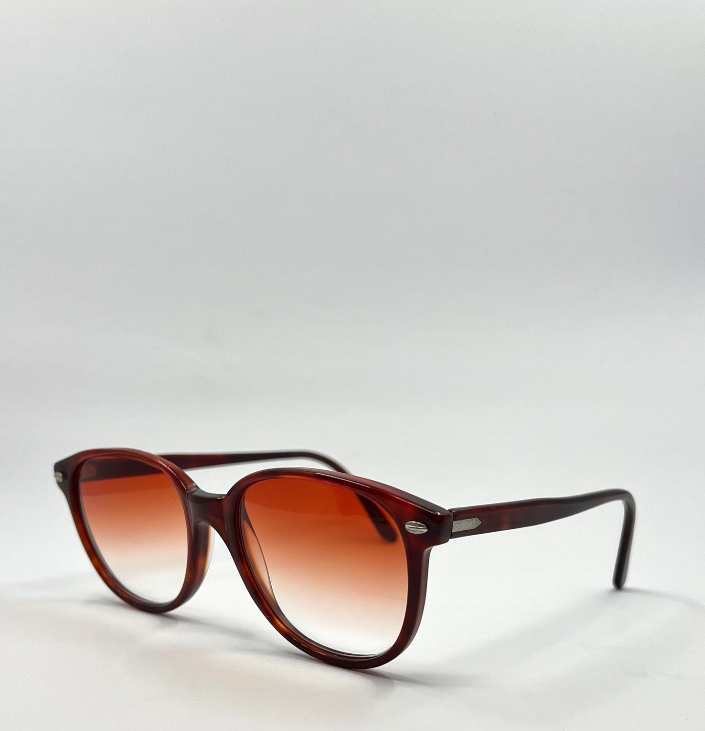The 1980S Persol Ratti P 51|72 Vintage Sunglasses W|New Crimson Gradient Tinted Custom Lenses