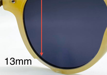 Tom Davies Bespoke Sunglasses - Model 76259 – Silver 925 & Natural Buffalo Horn Collection - Custom Luxury Frames