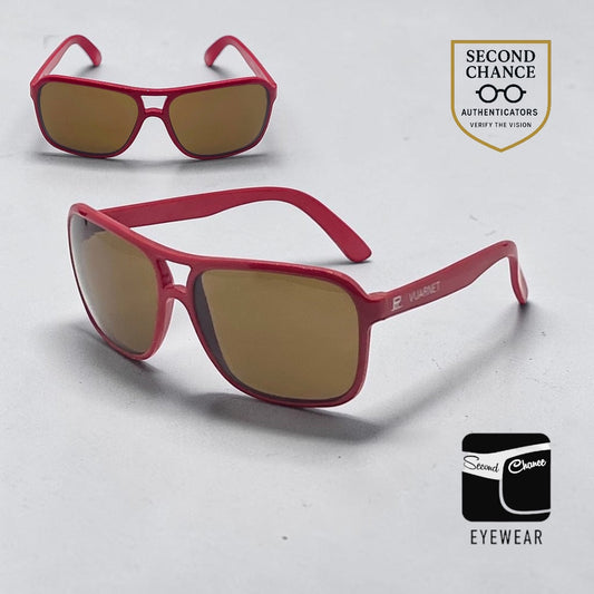 Vuarnet PX-2000 Red Unworn Deadstock Vintage Sunglasses Full Kit France