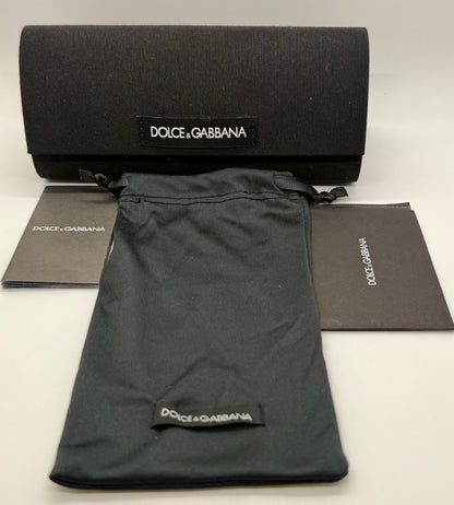 Dolce & Gabbana DG2151 1108/81 59mm-Gunmetal Aviator Sunglasses-made in Italy-Full Kit