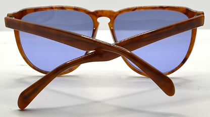 Gianni Versace 465 909 Vintage Sunglasses W|New Solid Blue Custom Lenses-54Mm-Unworn|Nos