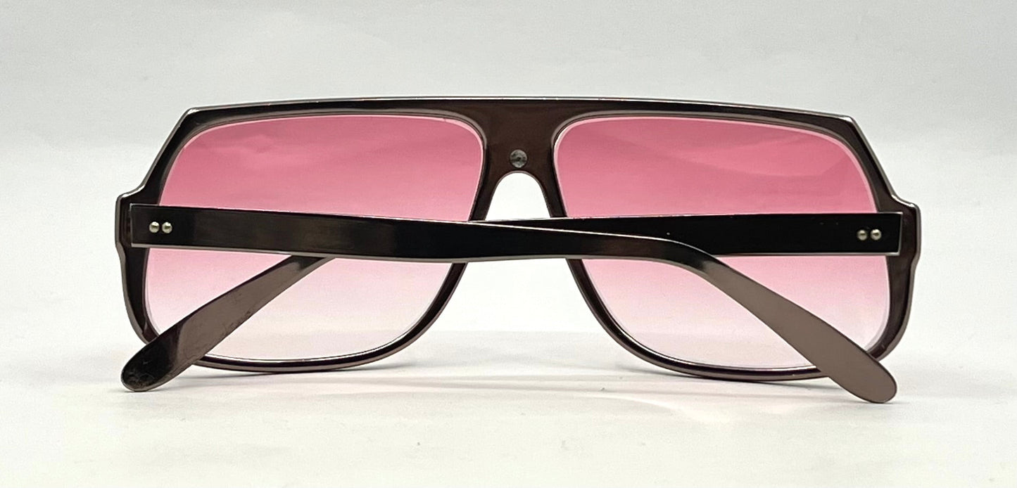 Polaroid Cool Ray 425 Vintage Sunglasses w|New Gradient Rose Tinted Lenses