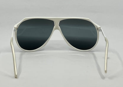 Alpina AERO Vintage Sunglasses White 64mm Aviator – Made in W. Germany 1980s