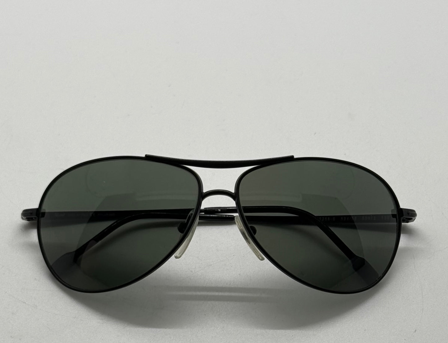 Persol 2256-S 594|58 Vintage Black Aviators W| Polarized Lenses-Deadstock