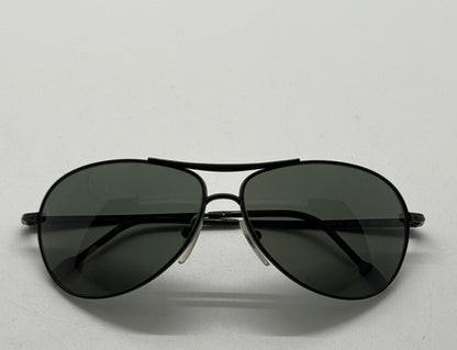 Persol 2256-S 594|58 Vintage Black Aviators W| Polarized Lenses-Deadstock